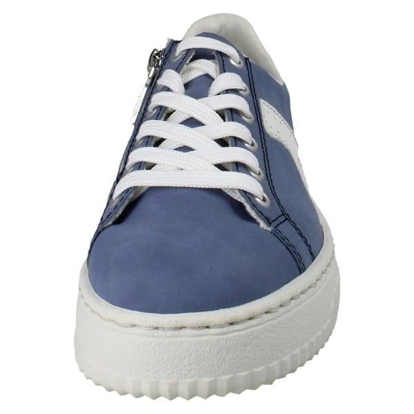 Rieker Womens Rieker Platform Lace Up Trainers With Side Zip  N9920