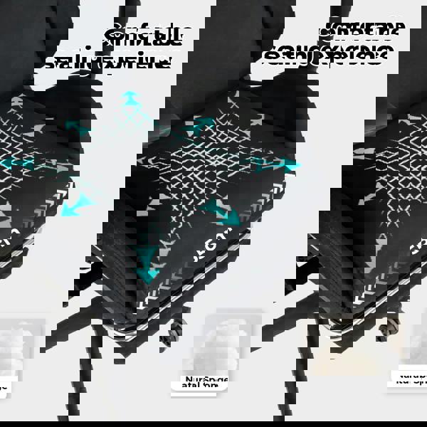 Levede Office Desk Chair Gaming Recliner Adjustable Height with Footrest Black