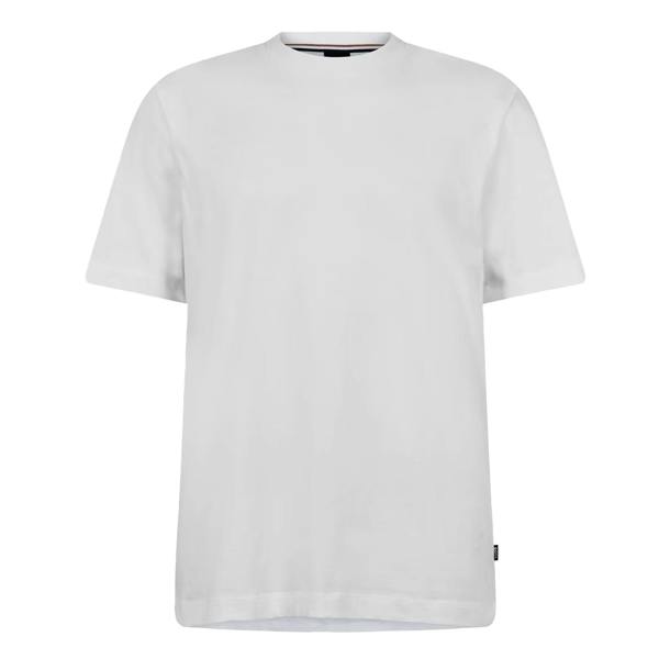 Boss Mens Taut 81 Crew Neck T-Shirt - White - 
