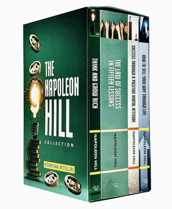 Napoleon Hill 4 Books Collection Box Set – Think and Grow Rich & Success Collection
