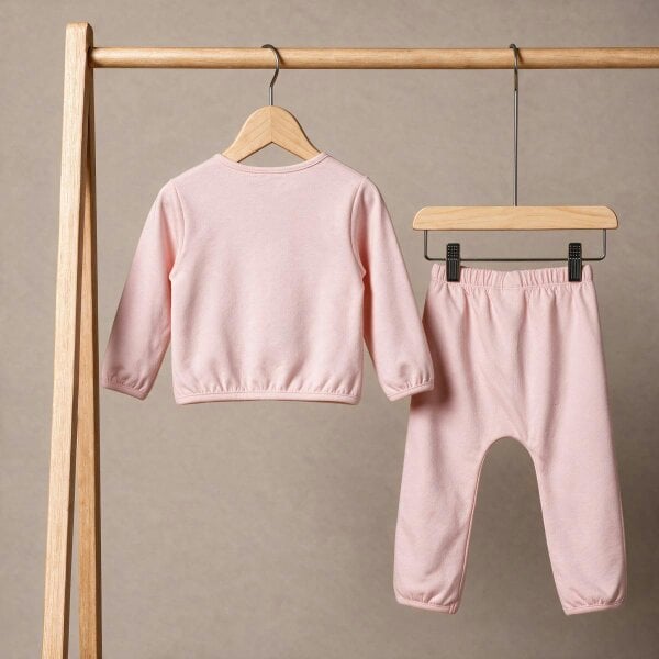 Mini Cuddles Heart Top & Joggers (Pink)