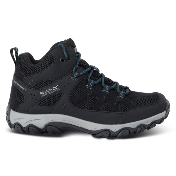 Regatta Womens Edgepoint IV Mid Cut Walking Boots - Black/Storm Blue