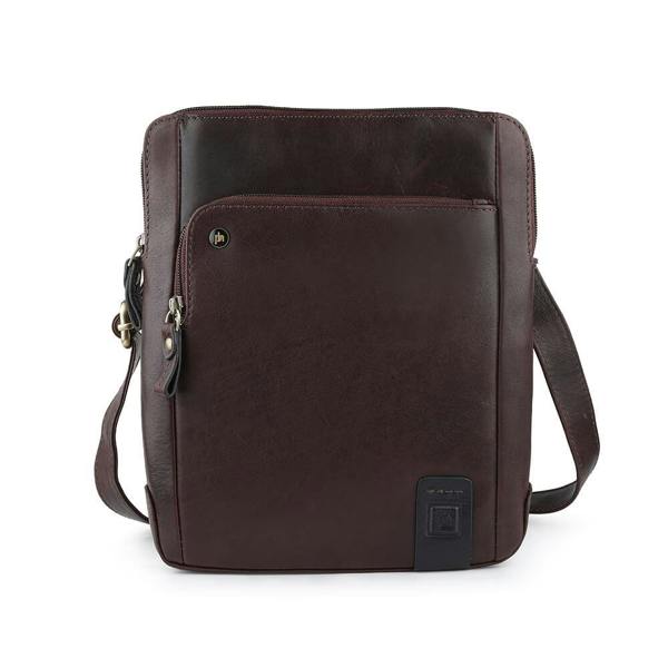 PRIMEHIDE Medium Leather Messenger Bag - Matteo Tuscan