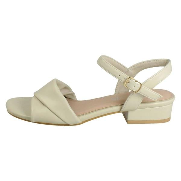 Spot On Ladies Spot On Low Heel Casual Buckle Fastening Sandals F12113