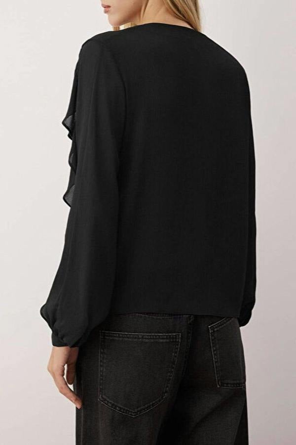 WOVCOR Ruffled Boho Shirt