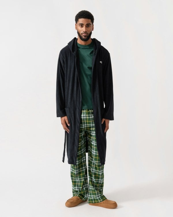 BOSS Orange Mens Cotton Terry Robe open