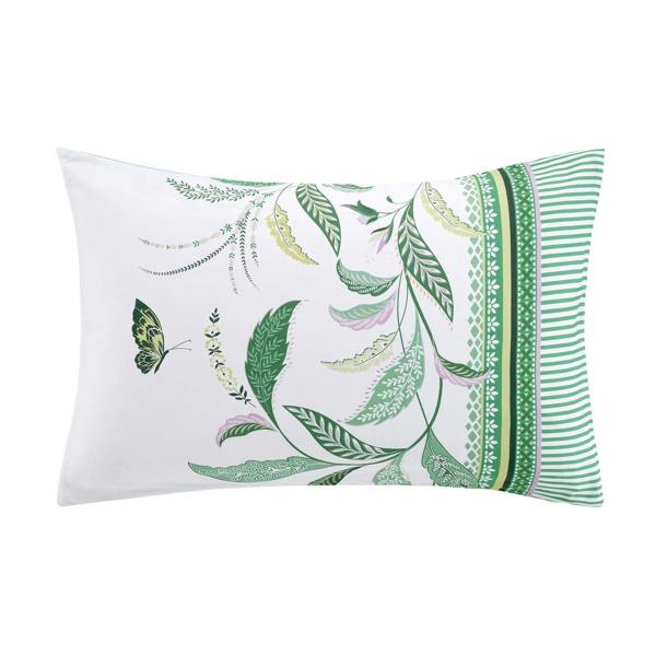 Sara Miller Fern Garden Spring Green Super King Duvet Cover Set