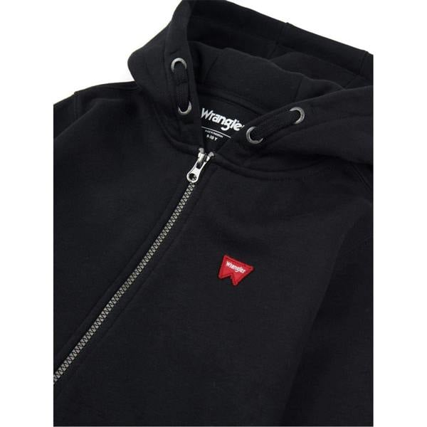Wrangler Childrens/Kids Regular Long-Sleeved Drawstring Hoodie - Black - 