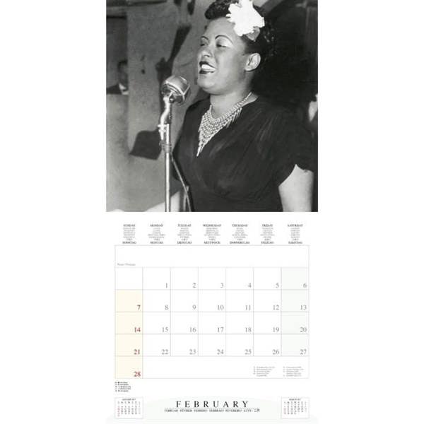 Jazz History Calendar 2027, Wall Calendars, Month To View, Entertainment, Gift