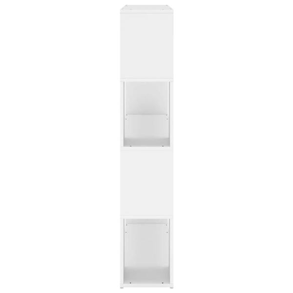 Berkfield Book Cabinet Room Divider White 100x24x124 cm