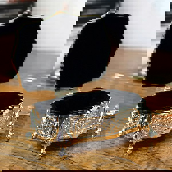 Personalised Memento Company Personalised Small Silver Plated Jewellery Box