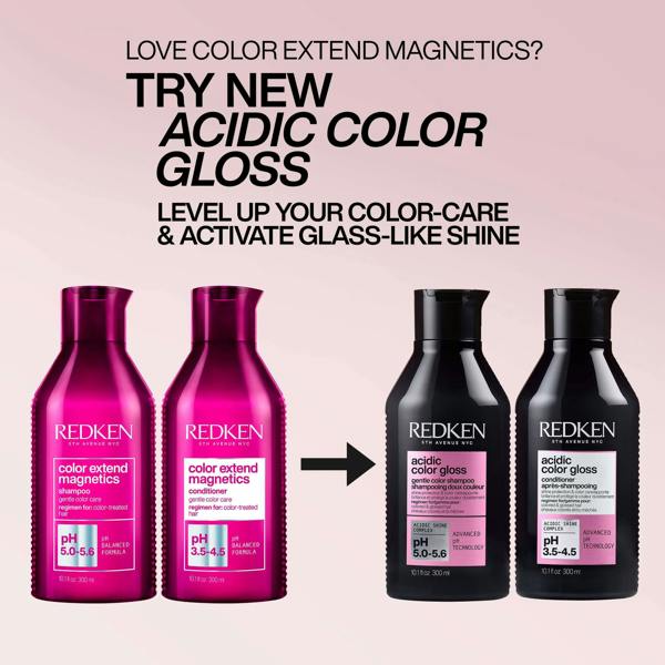 Redken Acidic Color Gloss Sulphate-Free Shampoo Glass-Like Shine for Colour Treated Hair 300ml - Additional 7
