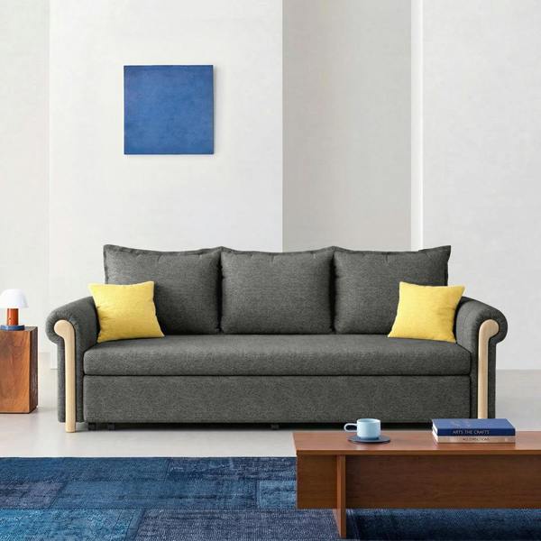 Weilai Concept Braylene Two Seater Sofa Bed, Linen