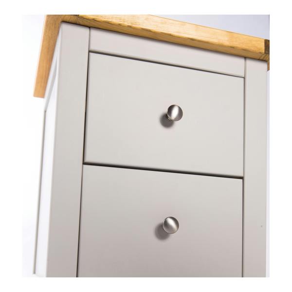 Cabinet Bits Loreo 2 Drawer Bedside Table