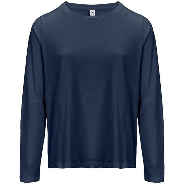 SOLS Womens/Ladies Monarch Long-Sleeved T-Shirt - Navy