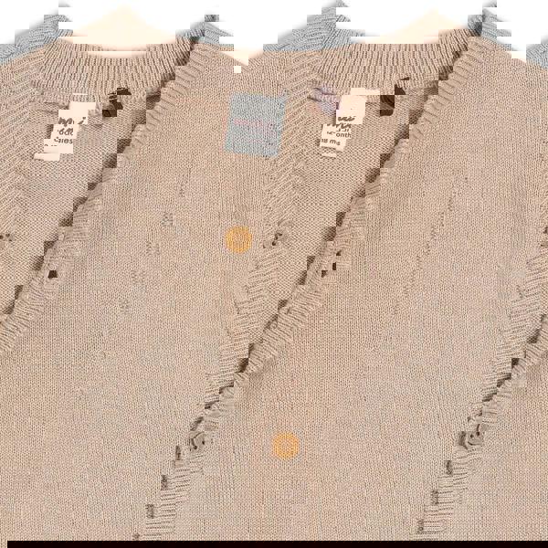 Mini Cuddles Baby Boys 3pc Set with Kintted Waistcoat, Multicolour