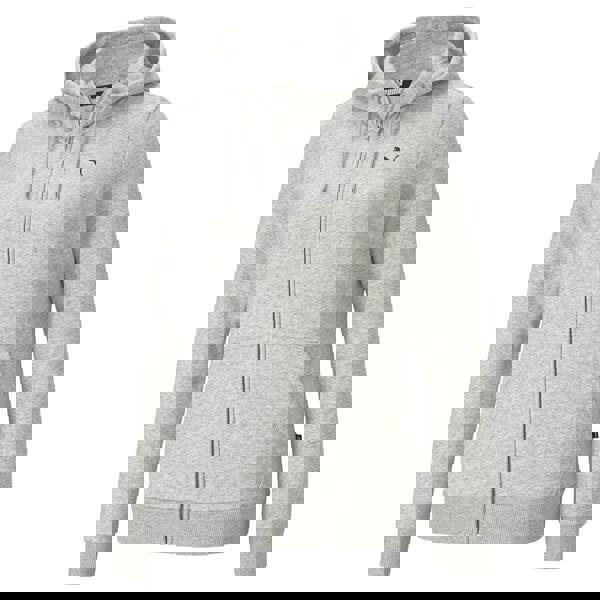 Puma Women's Logo Full Zip Hoodie - Grey