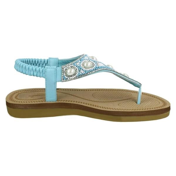 Savannah Ladies Savannah Pearl Toepost Sandals