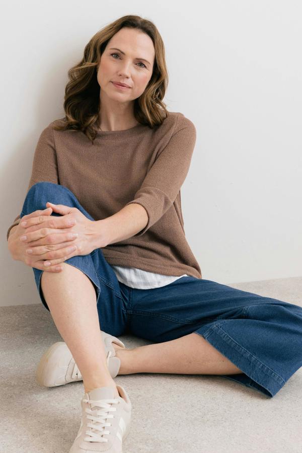 Lily & Me Olive Shirt Jumper Mocha