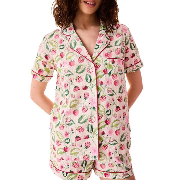 Cath Kidston Womens/Ladies Berries Button Through Pyjama Set - Ecru - 