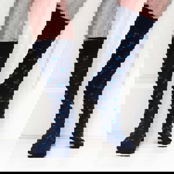 Jemsox Organic Cotton Shadow Spot Mens Socks | Soft, Sustainable & Stylish