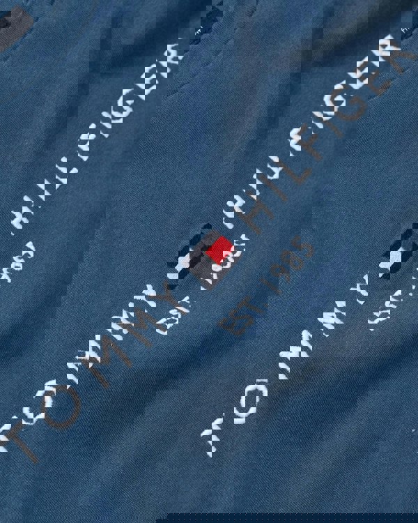 Tommy Hilfiger Tommy Logo Basic Mens T-Shirt - Aegean Sea