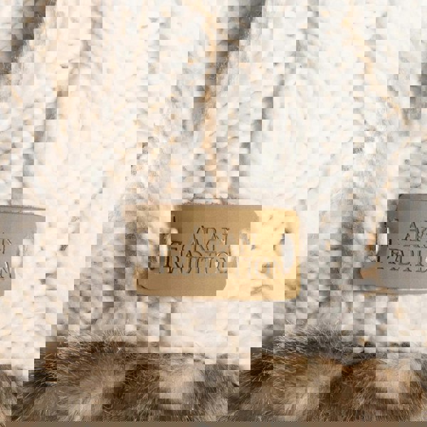 Aran Cable Trapper Hat Aran Cable Trapper Hat | Chunky Knit Design | Faux Fur Lined