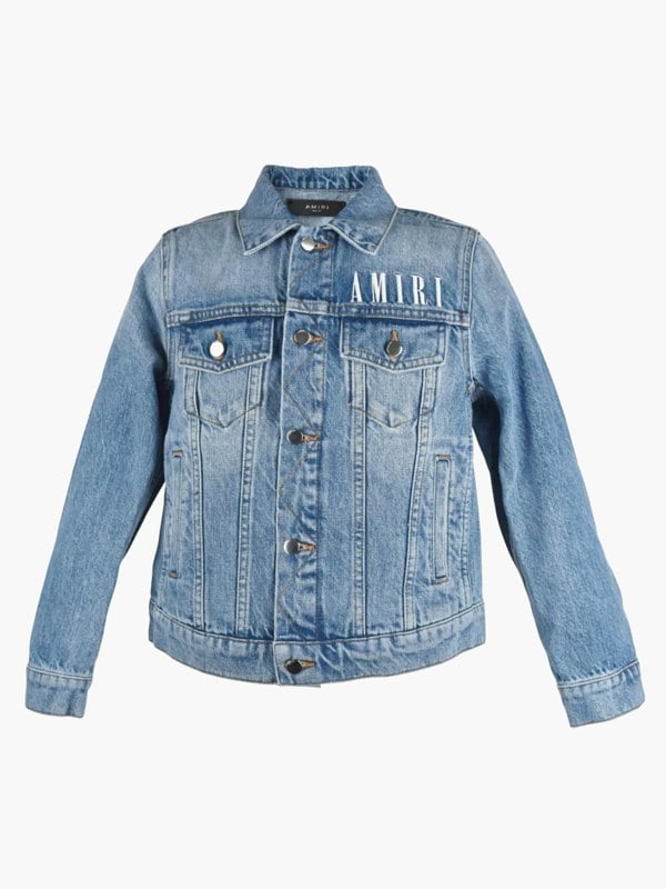 Amiri Kids Denim Trucker Jacket – Light Denim