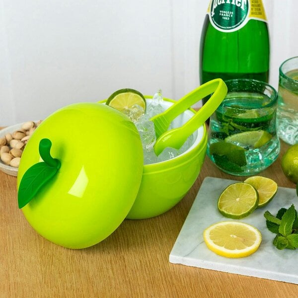 Love Frankie Apple Ice Bucket with Lid & Tongs