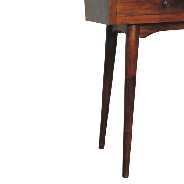 Artisan Furniture Solid Wood Chestnut Hallway 2 Drawer Console Table