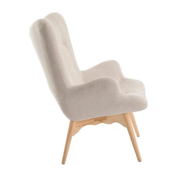 Angel Cerdá Beige Fabric Armchair 5023