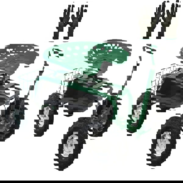 Monstershop Heavy-Duty Mobile Garden Seat