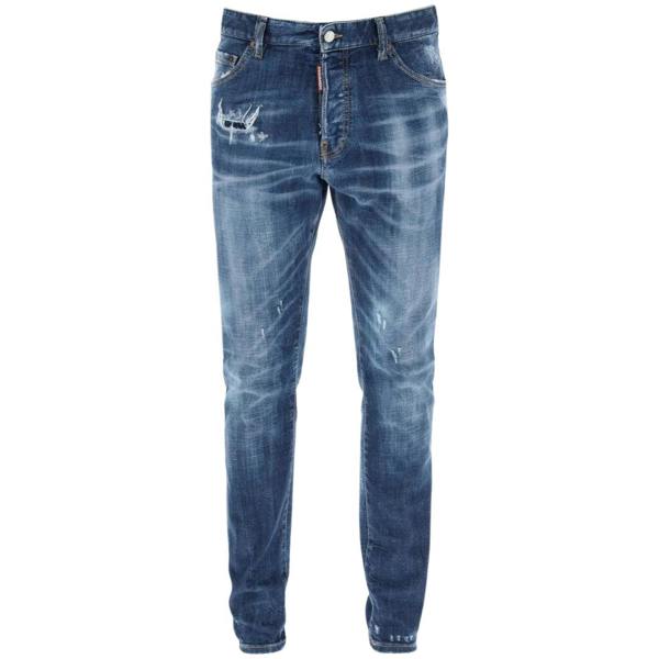 DSQUARED2 Cool Guy Jean Destroyed Look Blue Jeans W34