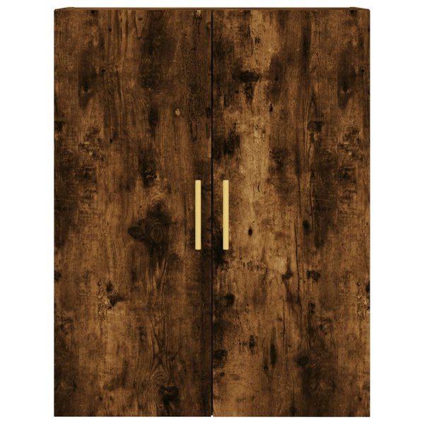 Berkfield Wall Mounted Cabinets 2 pcs Smoked Oak 69.5x34x90 cm