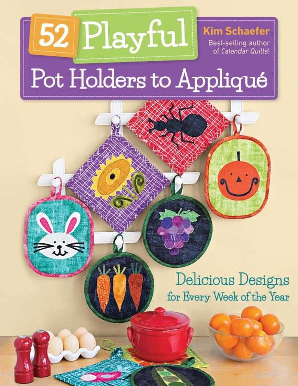 52 Playful Pot Holders to Appliqué