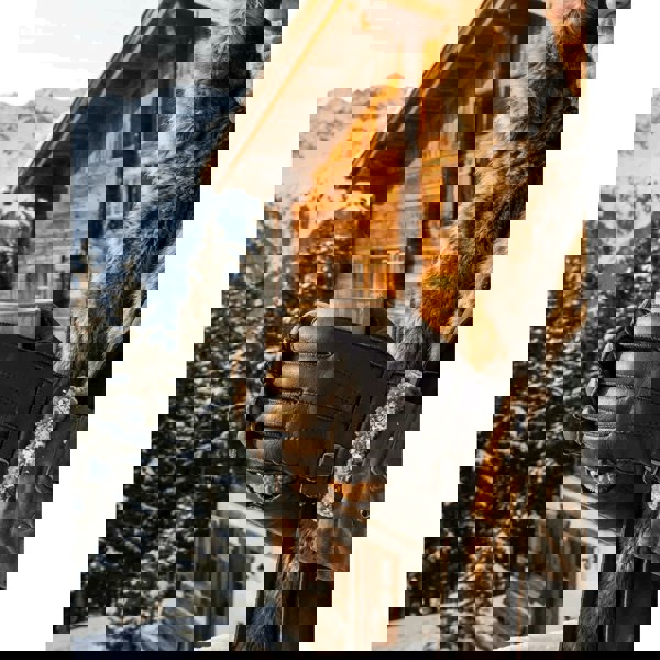 Infinity Leather Men’s Sheepskin Suede Leather Wool Lining Gloves