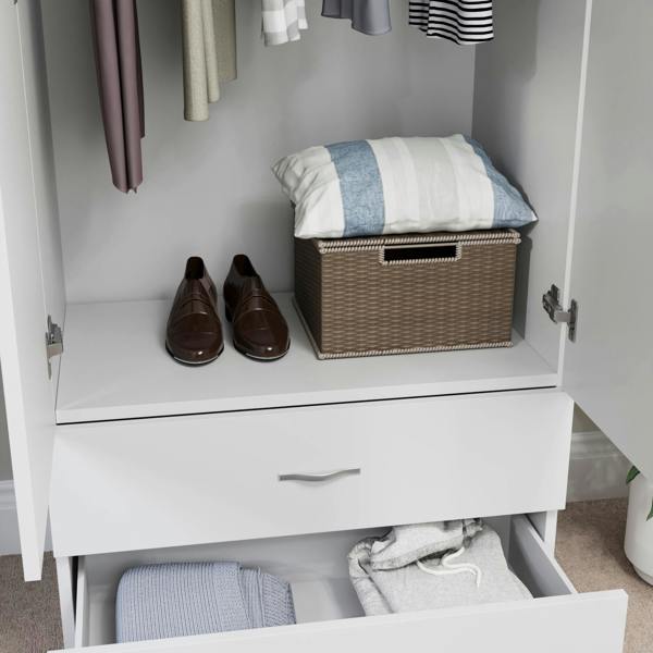 Vida Designs Riano 2 Door 2 Drawer Wardrobe