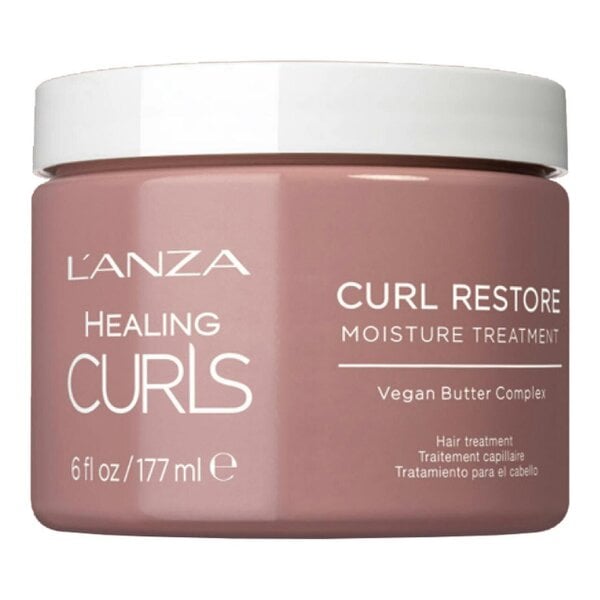 L'Anza Healing Curls Power Curl Restore Moisture Treatment 177ml + Distribution Comb