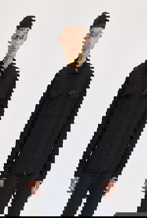 Fred Perry Textured Zip-Through Overshirt