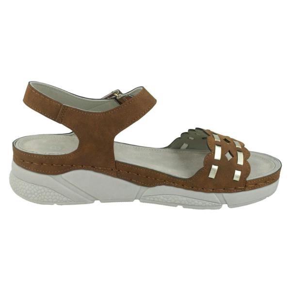 Spot On Ladies Spot On Mid Wedge Sandals F10944