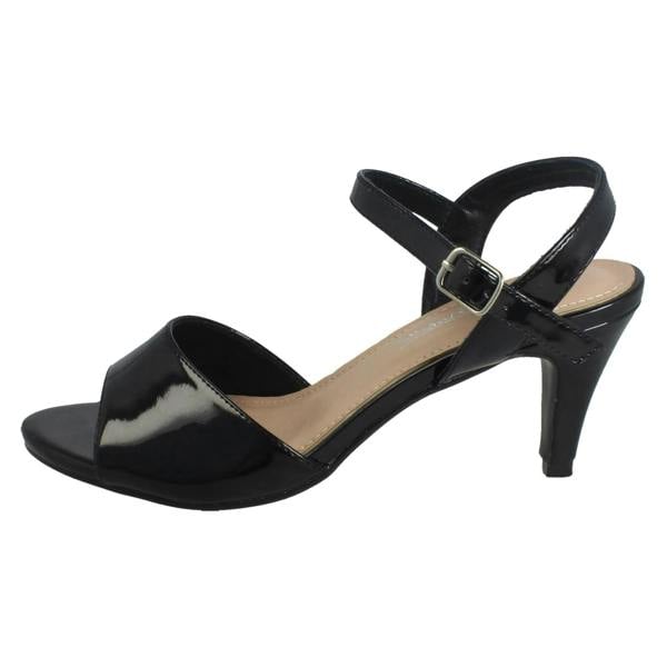 Anne Michelle Ladies Anne Michelle Buckle Fastening Wide Fit Formal Sandals F12114