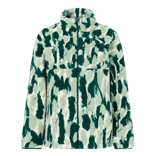 Regatta Womens/Ladies Roswind Brush Stroke Water Resistant Fleece Jacket - Deep Pine - 
