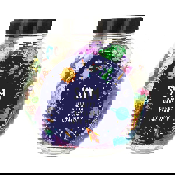 Personalised Memento Company Personalised Space Sweet Jar