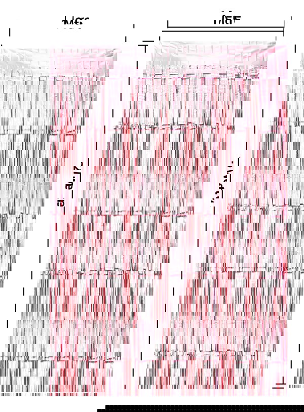 Cheetah Metallic Tinsel Curtain, 2M x 1M Rose Gold