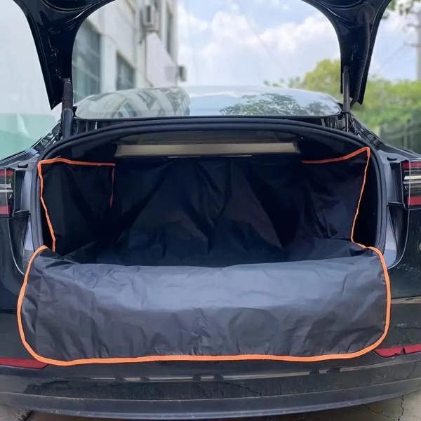Dyzi Black Car Trunk Mat Waterproof Pet-Friendly Durable Boot cover