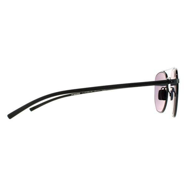 Porsche Design Sunglasses P8695 A Black Blue Black Ar Light Blue