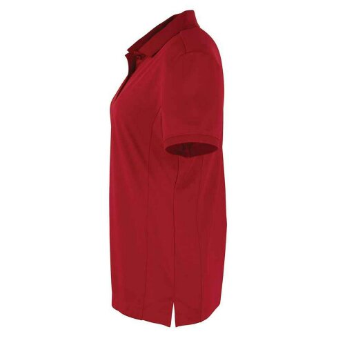 Premier Womens/Ladies Coolchecker Pique Polo Shirt - Burgundy