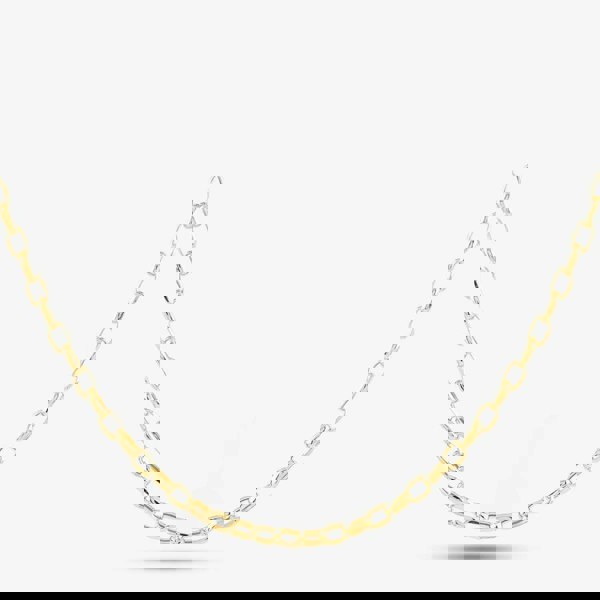 T. H. Baker 9ct Yellow Gold 16 Inch Oval Belcher Chain HOB100-16