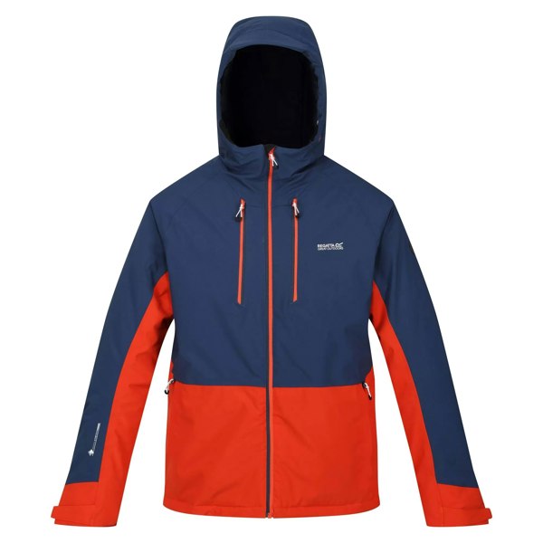 Regatta Men's Highton III Stretch Padded Jacket - Admiral Blue/Rusty Orange