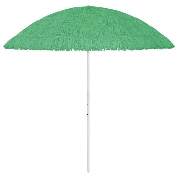 Berkfield Hawaii Beach Umbrella Green 300 cm